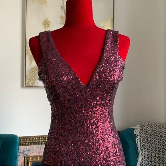 DRESS THE POPULATION MINI DRESS