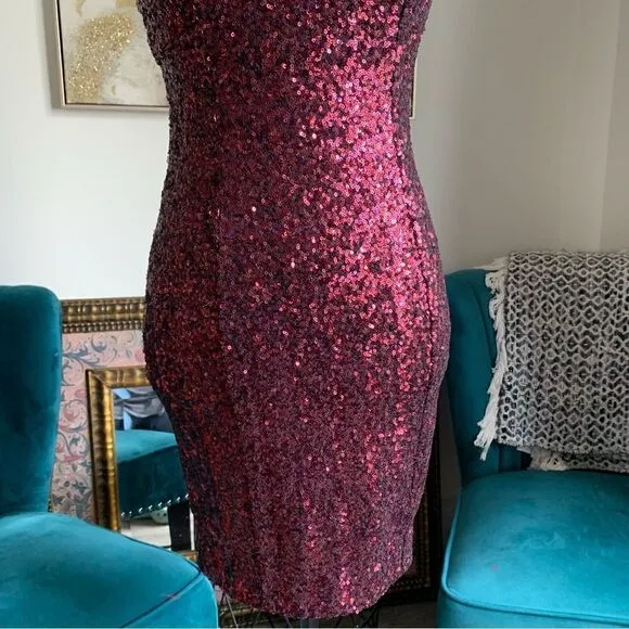 DRESS THE POPULATION MINI DRESS