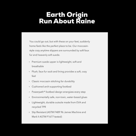 Earth Origins Suede Slippers w/ Faux Fur - Run About Raine Navy Size 9
