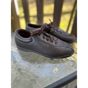 Easy Spirit Leather Walking Shoes Comfort Brown Lace Up Woman's 8.5 2A
