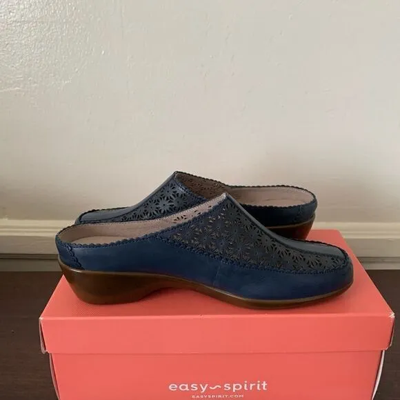 Easy Spirit  soft leather upper &amp; lining lightweight dusk clog cushioned size 9