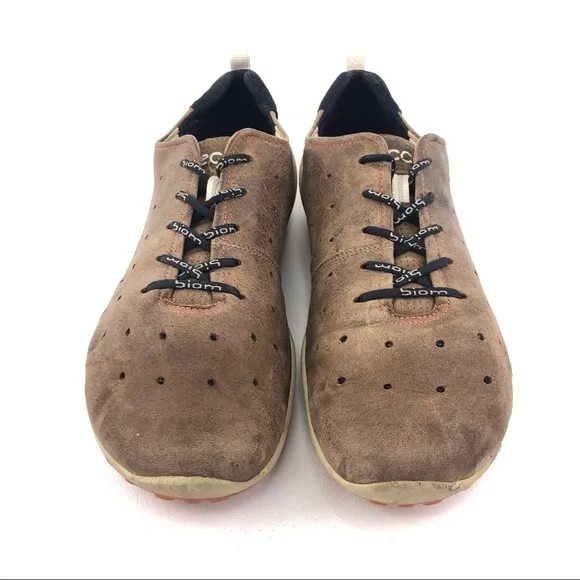 Ecco Biom Grip Brown Leather Outdoor Shoes EUR 43