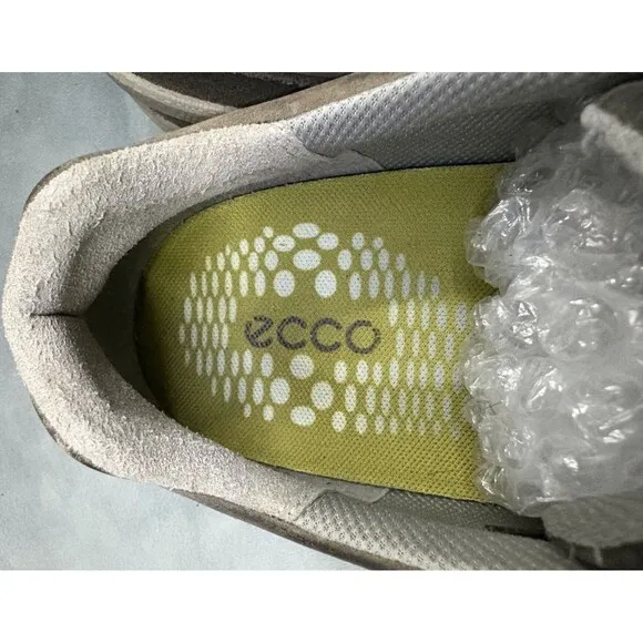 ECCO Biom Grip II Men's Trainers Shoes Size EU 44 US 10-10.5 Leather Gray