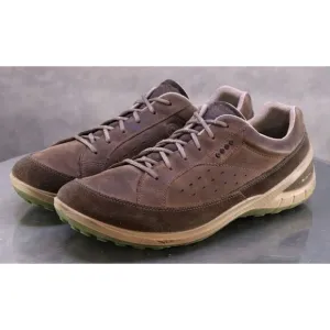 ECCO Biom Grip II Men's Trainers Shoes Size EU 44 US 10-10.5 Leather Gray