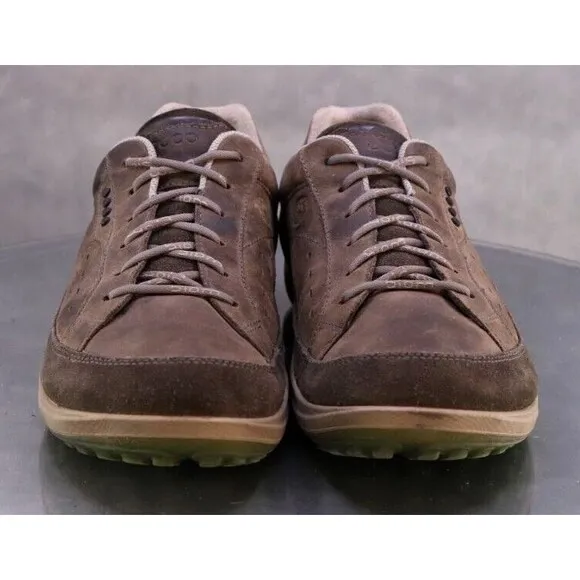 ECCO Biom Grip II Men's Trainers Shoes Size EU 44 US 10-10.5 Leather Gray