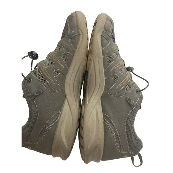 Ecco Men's Size 10 US 43 EU gray brown Mesh Outdoor Hiking Shoes