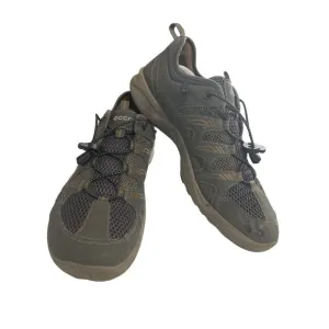 Ecco Men's Size 10 US 43 EU gray brown Mesh Outdoor Hiking Shoes