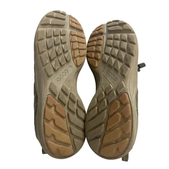 Ecco Men's Size 10 US 43 EU gray brown Mesh Outdoor Hiking Shoes