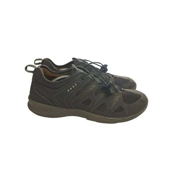 Ecco Men's Size 10 US 43 EU gray brown Mesh Outdoor Hiking Shoes