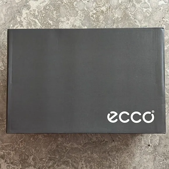 Ecco Sculptured 75 Black Leather Pump Heels, Size EU 41 | US 10-10.5 New in Box