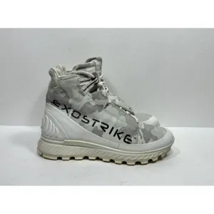 ECCO Exostrike Womens Size 7 / 7.5 Gray Camouflage Leather Hiking Trail Boots