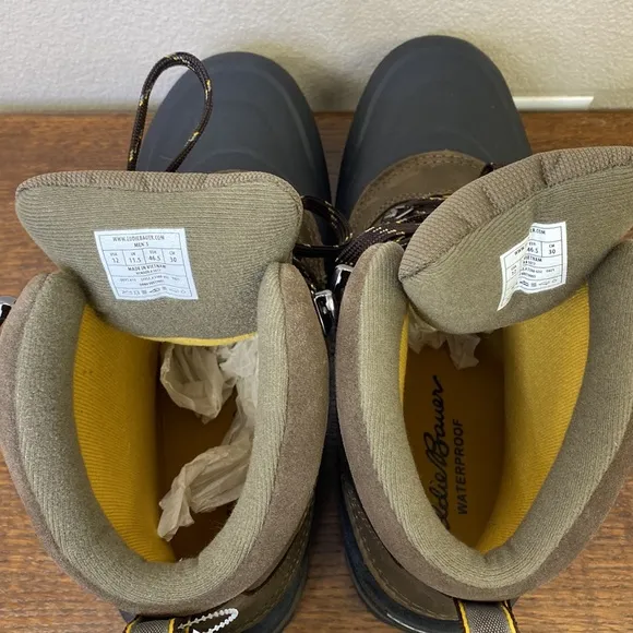 Eddie Bauer Men's Snowfoil Boot Men's Size 12 NIB