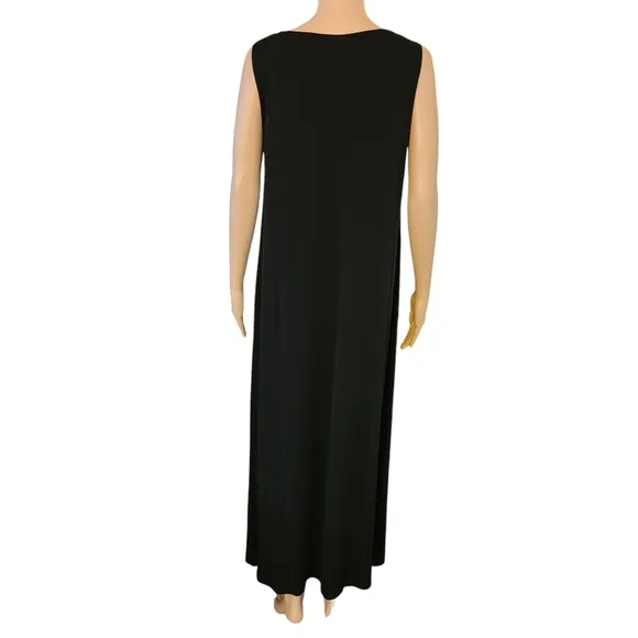 Eileen Fisher 100% Silk Maxi Dress Size Small