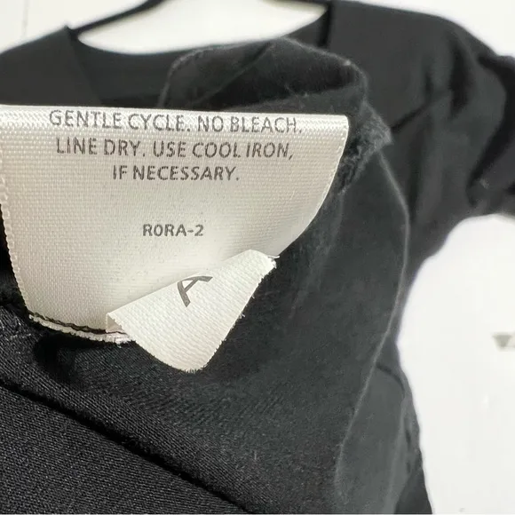 EILEEN FISHER Black Tunic Dress | Size M - Minimalist Stretch