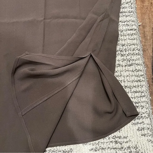 Eileen Fisher Georgette Crepe Silk Minimalist dress
