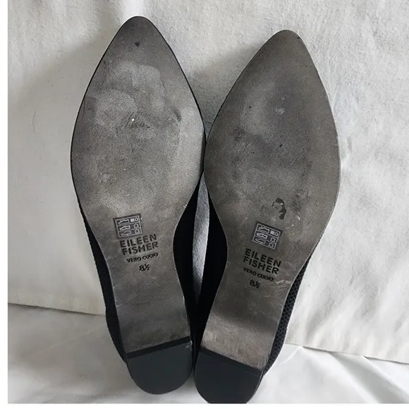 Eileen Fisher Knit Pumps Comfortable Black Size 8.5