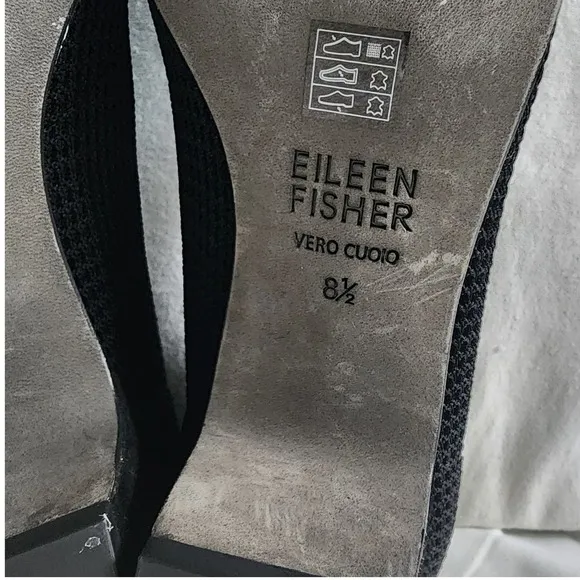 Eileen Fisher Knit Pumps Comfortable Black Size 8.5