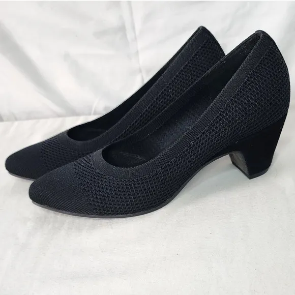 Eileen Fisher Knit Pumps Comfortable Black Size 8.5