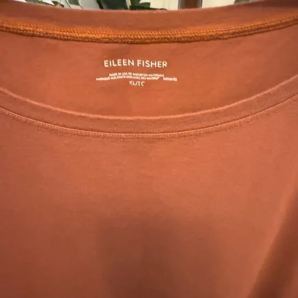 Eileen Fisher Minimalist Neutral Color Comfy T Shirt Shift Dress XL