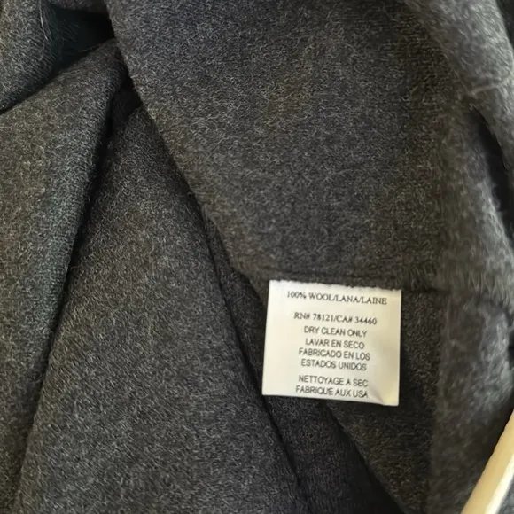 Eileen Fisher NEW knitted wool crepe 3/4 sleeve gray long dress plus size 2X