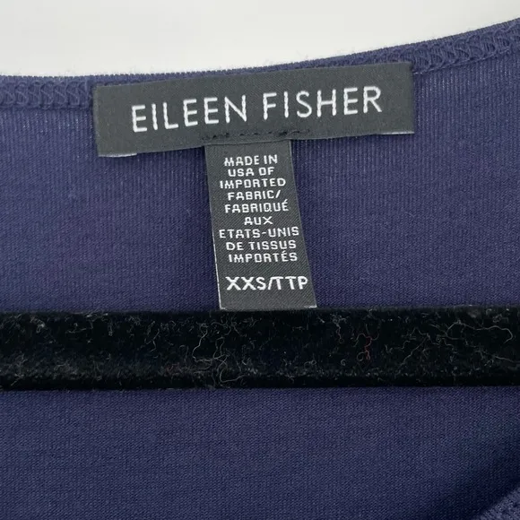 Eileen Fisher Womens Navy Sleeveless Old Money Quiet Luxury Maxi Dress XXS