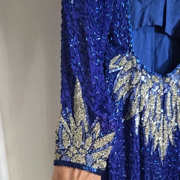 Elegant Blue Gown by Blacktie Oleg Cassini
