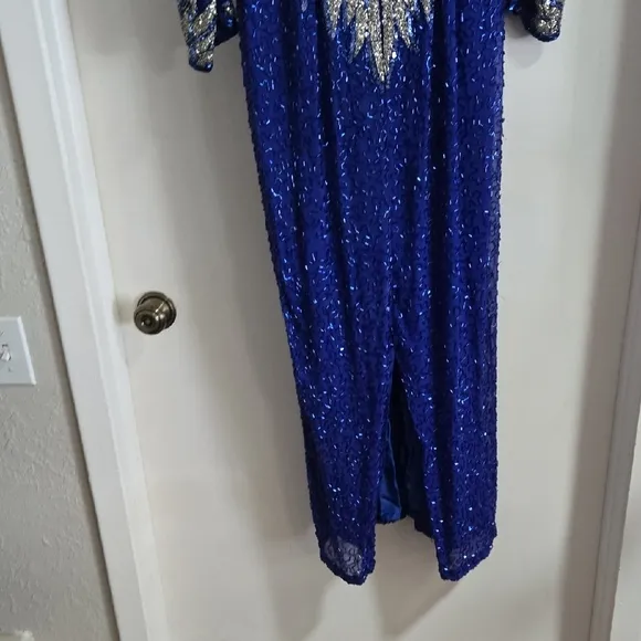 Elegant Blue Gown by Blacktie Oleg Cassini