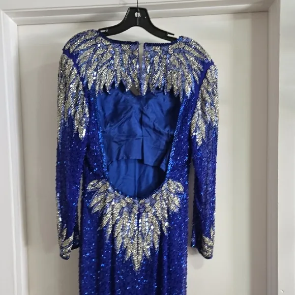 Elegant Blue Gown by Blacktie Oleg Cassini