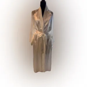 Elegant Cream dress and Satin Robe
