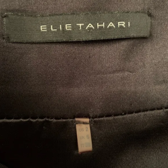 Elie Tahari Luxury Black 3-Piece Suit Set Size 0-2