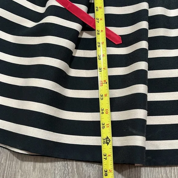 Eliza J Dress 12  Stripe Fit &amp; Flare Party Cocktail Wedding Luxury