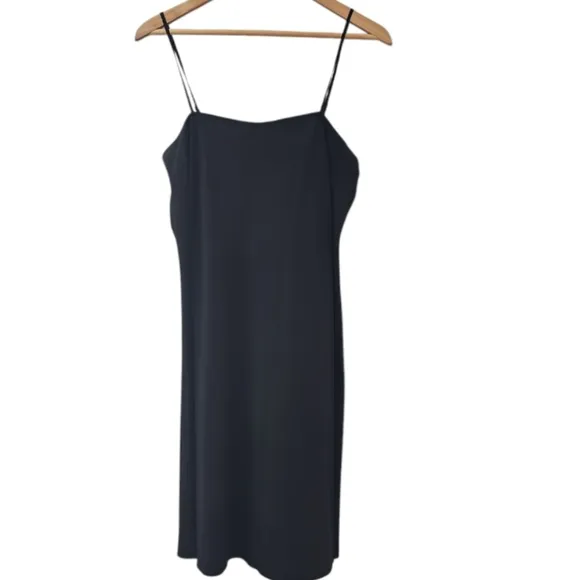 Eliza J Little Black Dress Slip Sz 8 Mini Minimalist Y2K Cocktail Date Night