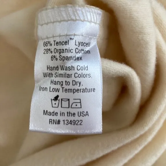 Emerson Fry Alice Sweater Dress Large Ivory Cream Puff Sleeve Neutral Minimalist