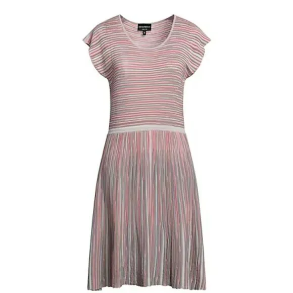 Emporio Armani Multicolor Tubular Knit Dress  size 42