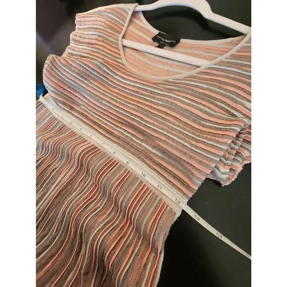 Emporio Armani Multicolor Tubular Knit Dress  size 42
