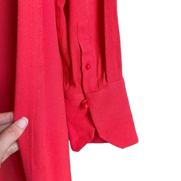 Equipment Femme Bonnie Dress Blood Moon Size Small Colorful Office Luxury