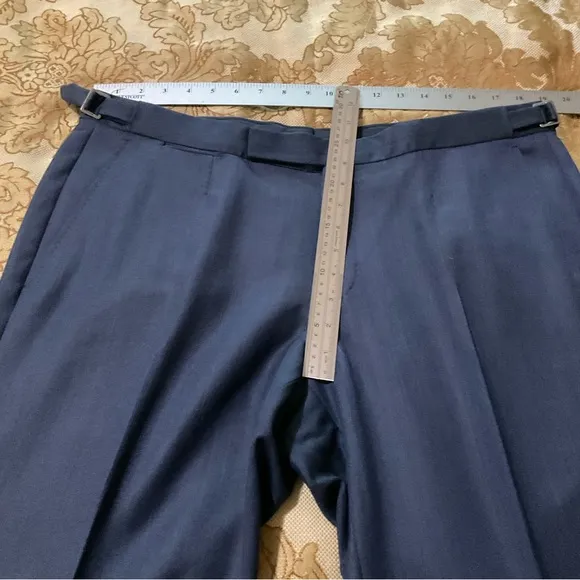 Ermenegildo Zegna Men’s Wool Dress Pants, Blue, Real Designer Luxury! 36” X 34”