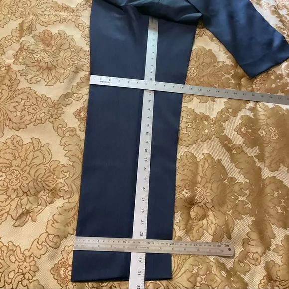 Ermenegildo Zegna Men’s Wool Dress Pants, Blue, Real Designer Luxury! 36” X 34”