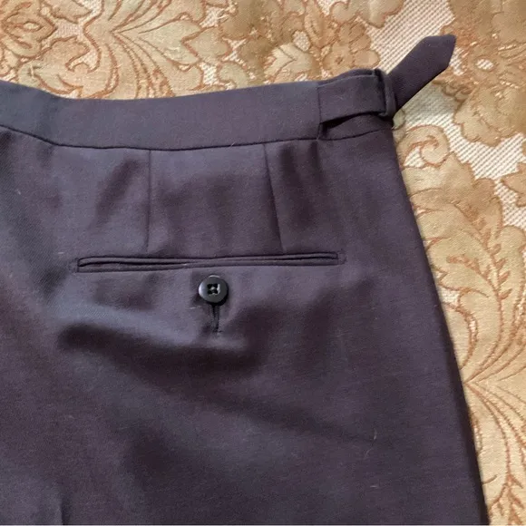 Ermenegildo Zegna Men’s Wool Dress Pants, Brown, Real Luxury! 36” X 34”