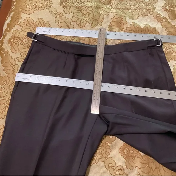 Ermenegildo Zegna Men’s Wool Dress Pants, Brown, Real Luxury! 36” X 34”