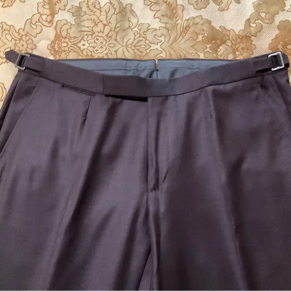 Ermenegildo Zegna Men’s Wool Dress Pants, Brown, Real Luxury! 36” X 34”