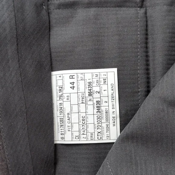 Ermenegildo Zegna NWOT Wool Dress Pants Gray 44