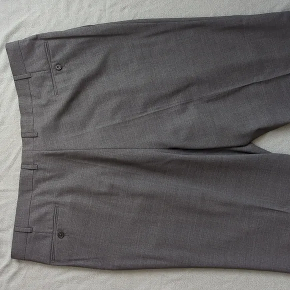 Ermenegildo Zegna NWOT Wool Dress Pants Gray 44