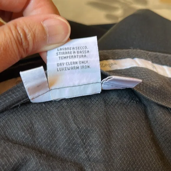 Ermenegildo Zegna Wool Dress Pants sz 34 Pleated Cuff Quiet Luxury Old Money