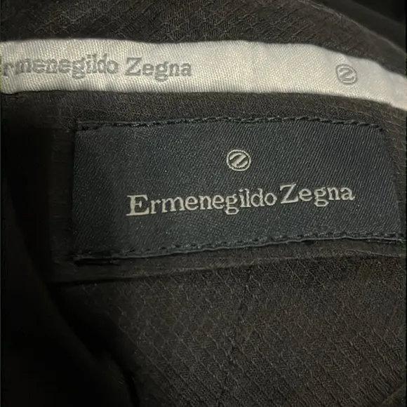Ermenegildo Zegna Wool Dress Pants sz 34 Pleated Cuff Quiet Luxury Old Money