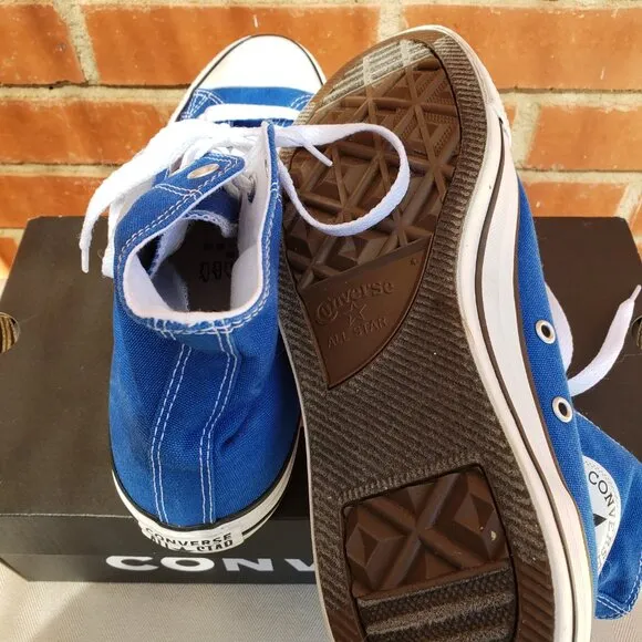 EUC CTAS Converse Hi Snorkel Blue - 164028F (9M - 11W) KICKS