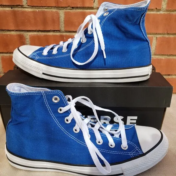 EUC CTAS Converse Hi Snorkel Blue - 164028F (9M - 11W) KICKS