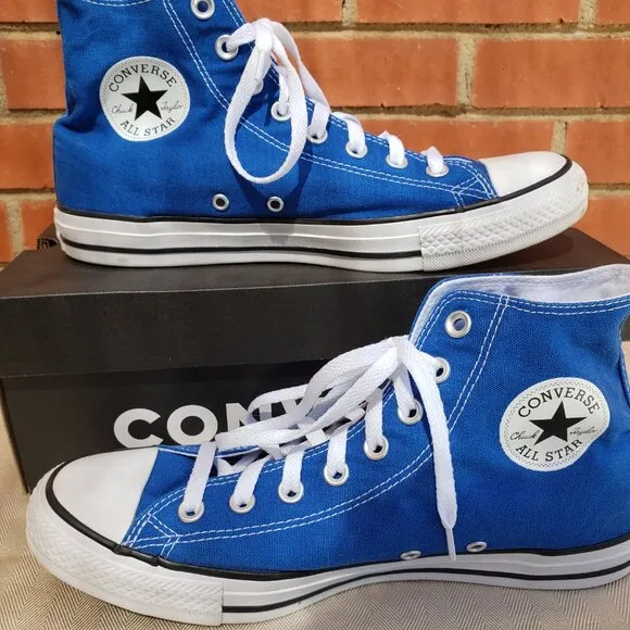 EUC CTAS Converse Hi Snorkel Blue - 164028F (9M - 11W) KICKS