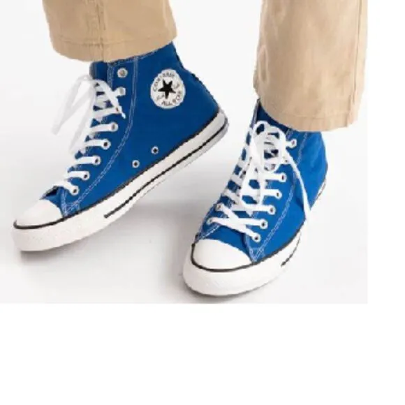 EUC CTAS Converse Hi Snorkel Blue - 164028F (9M - 11W) KICKS