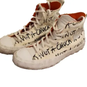 EUC CTAS Converse UNT1TL3D Hi Not a Chuck White (GS) (6) KICKS